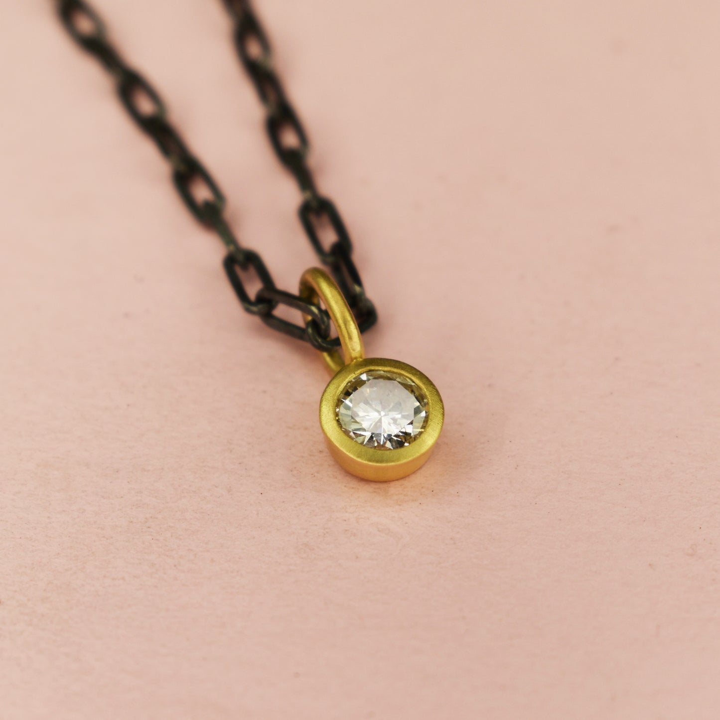 18ct Gold Set 0.60ct Diamond Pendant