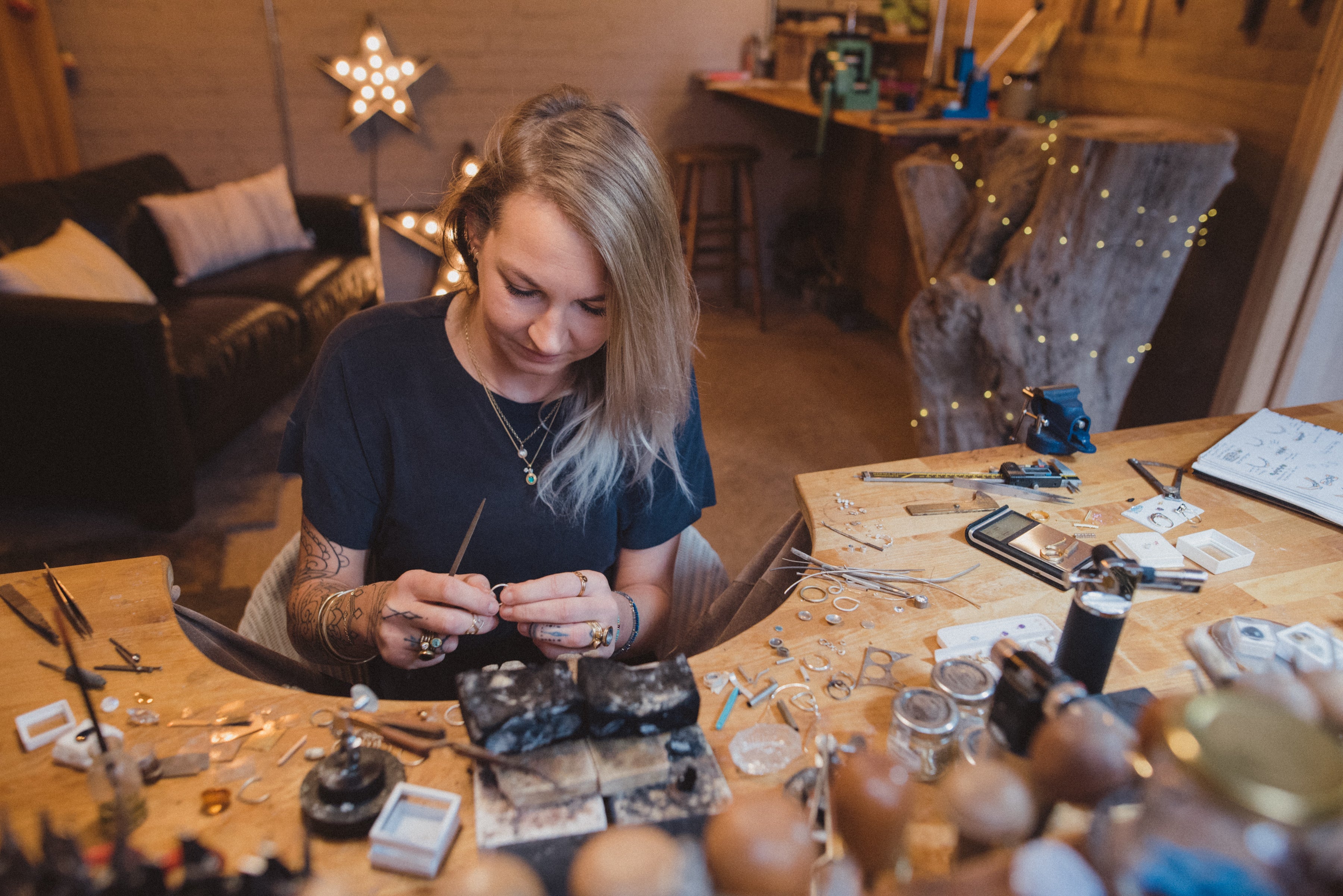 Recycled gold, recycled silver, sustainable jewellery, handmade rings, gemstone rings, handmade jewellery, small business, diamond necklaces