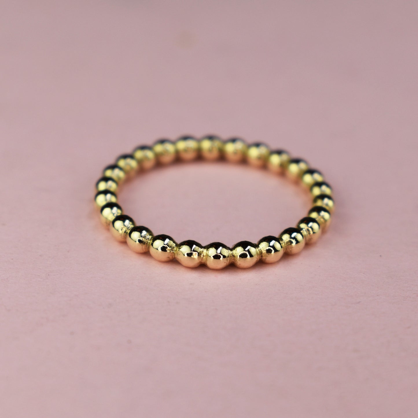 9ct Gold Medium Bobble Stacking Ring