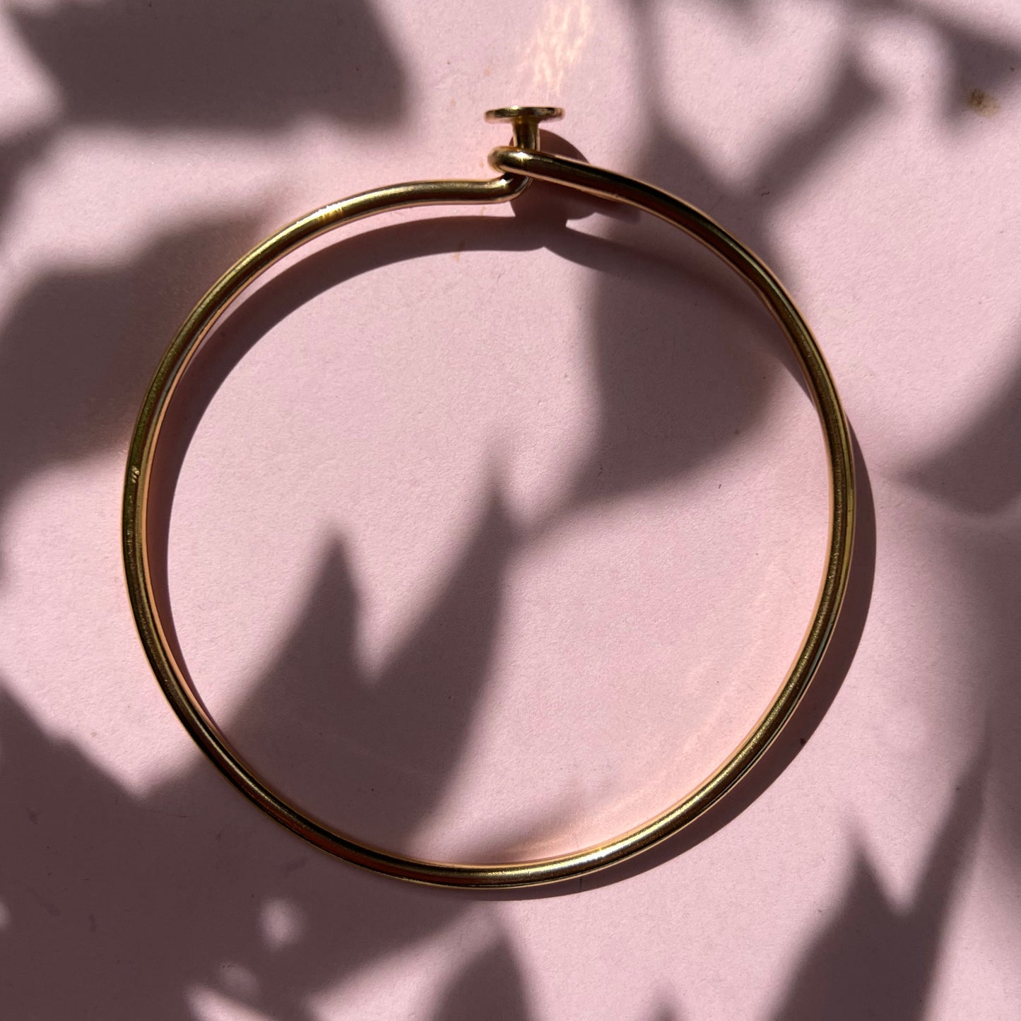 18ct Gold Ripple bangle