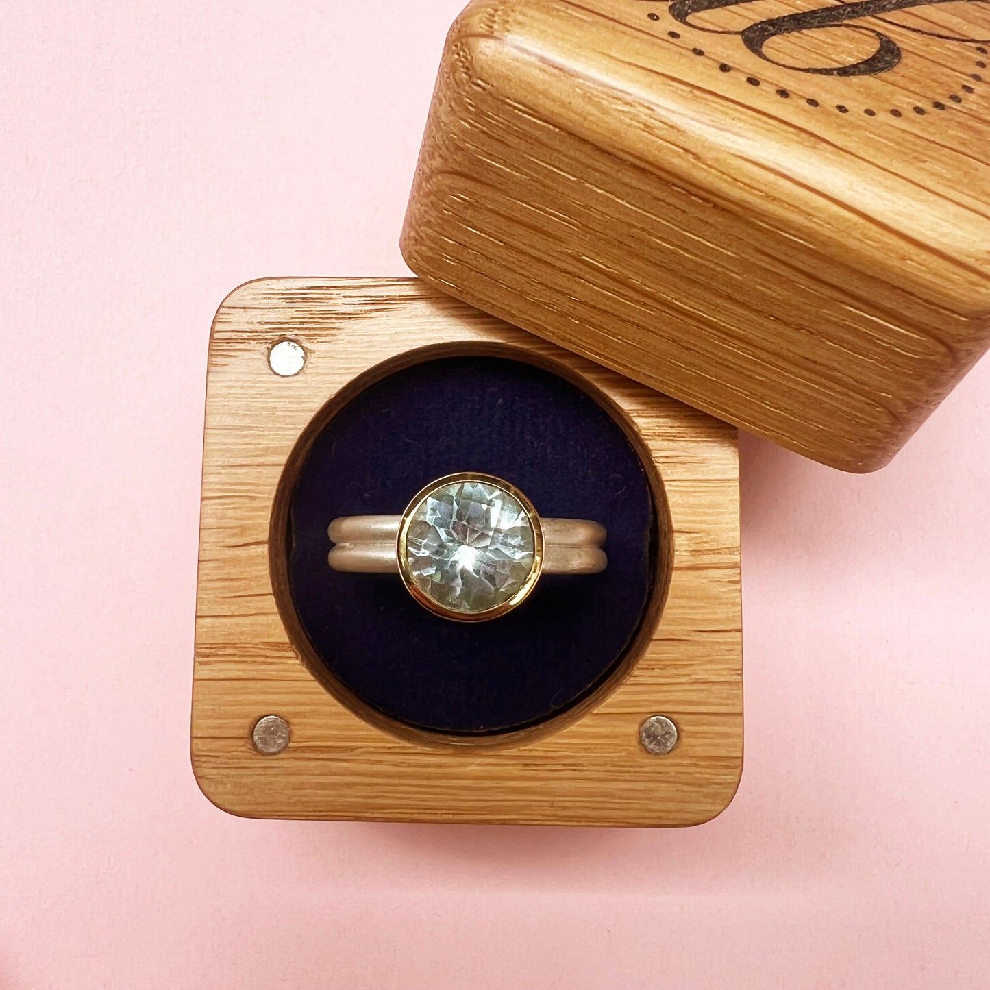 18ct Gold Set Topaz Ring