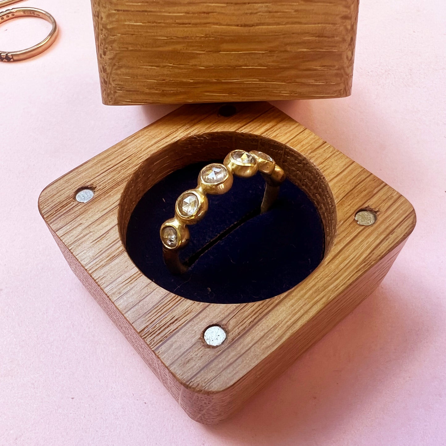 Rose Cut Diamond 18ct Gold Ring