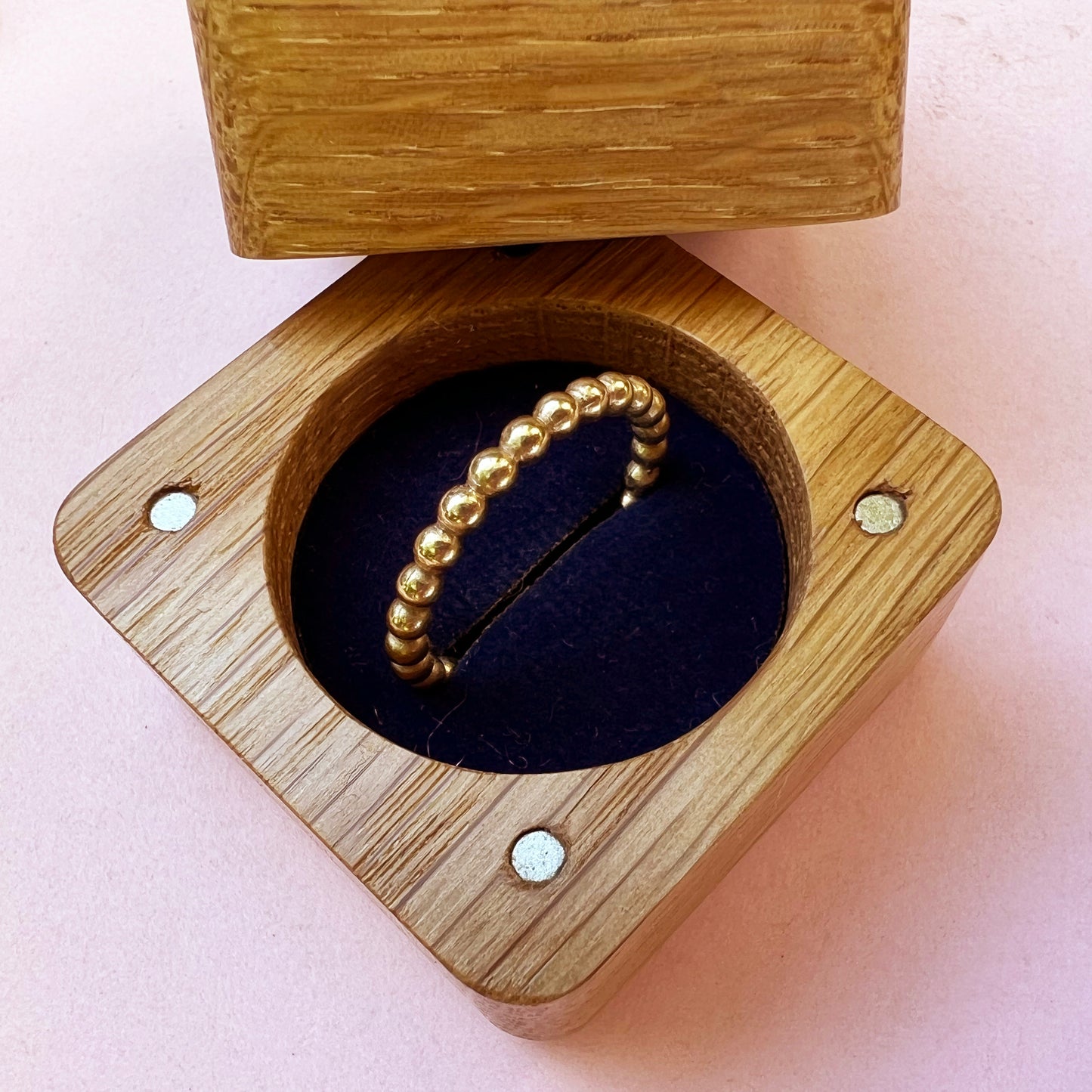 9ct Gold Medium Bobble Stacking Ring