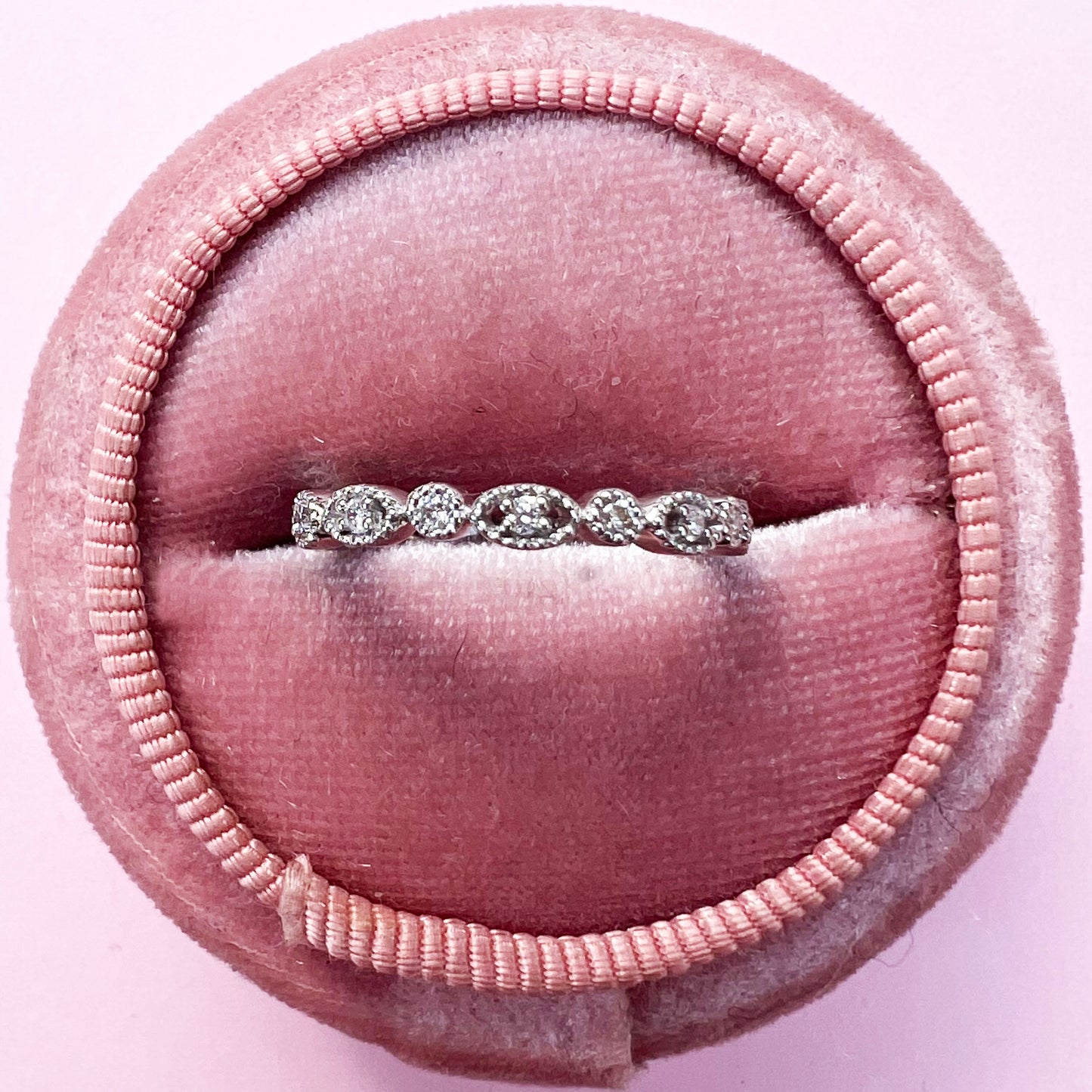 9ct white gold brilliant cut diamond millgrain full eternity ring, diamond ring, 9ct white gold diamond ring, 9ct white gold ring, eternity ring, white gold eternity ring, white gold diamond millgrain full eternity ring