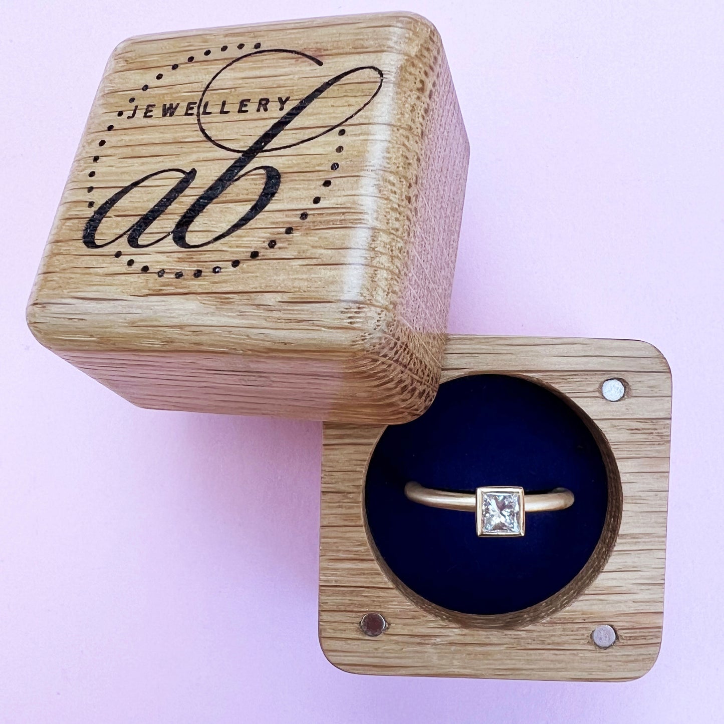 22ct & 18ct Gold Princess Cut Diamond Ring