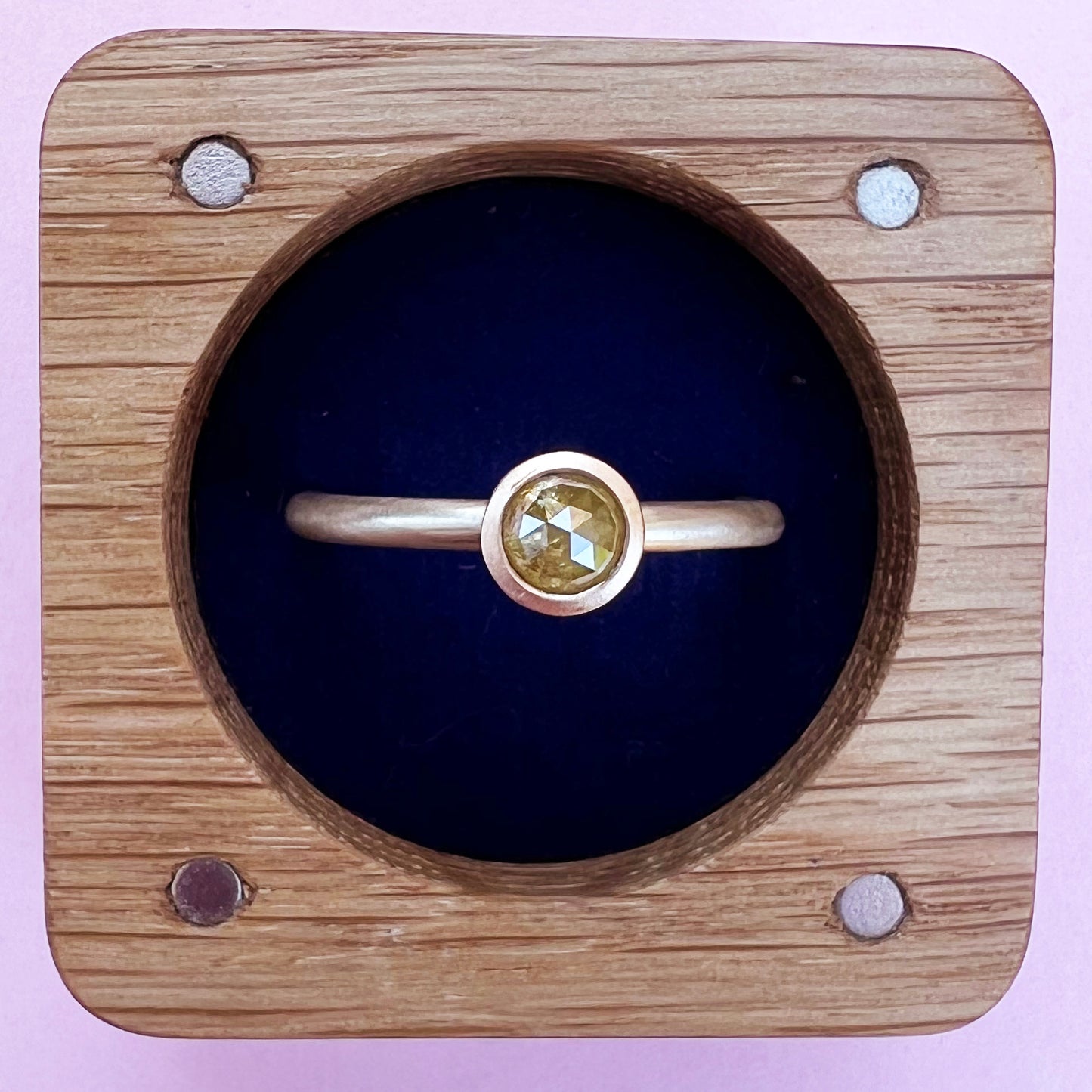 22ct & 9ct Gold Yellow Diamond Ring