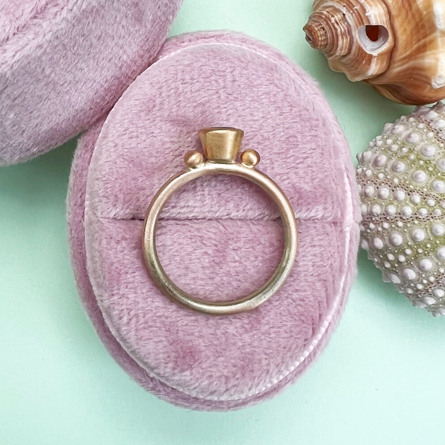 22ct yellow gold emerald ring, zambian emerald ring, 22ct gold ring, Zambian emerald 22ct gold ring, gold satin finish ring, emerald, 9ct gold satin finish shank