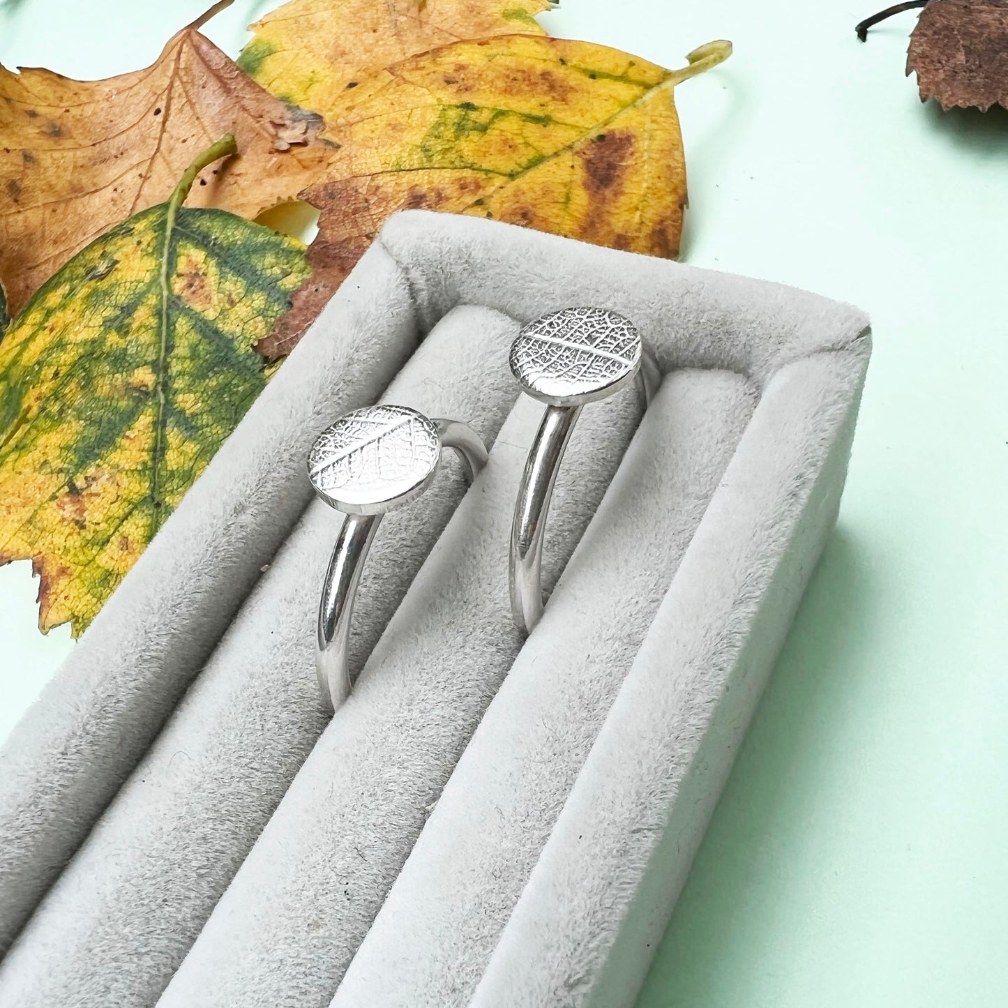 sterling silver stacking ring, silver birch handmade ring, sterling silver birch ring, silver birch ring, unique birch ring, silver ring